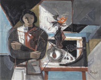 Shimada Shozo、卓上静物、希少画集画、高級額装 Shozo Shimada | Artnet